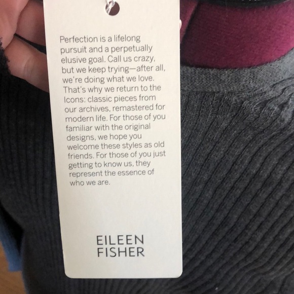 Eileen fisher bark straight long cardigan - Picture 5 of 6